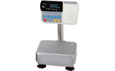 AND 艾安得 HV-15KGV-K帶檢定防塵、防水臺秤HV15KGV-K3區檢定品