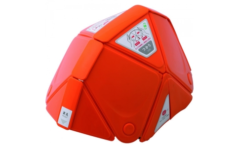 MIDORI 綠安全 TSC-10-RO防災(zāi)用折疊式安全帽