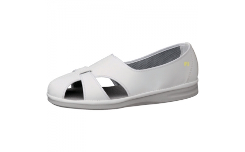 MIDORI 綠安全 S01S-W-250.0靜電工作鞋PS-01S白色25.0cm