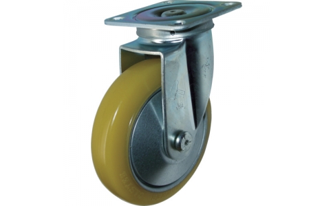 HAMMER CASTER 錘牌 鏈球腳輪 40S-URB150-ABAR01-鏈球S系列自在聚氨酯B車150mm