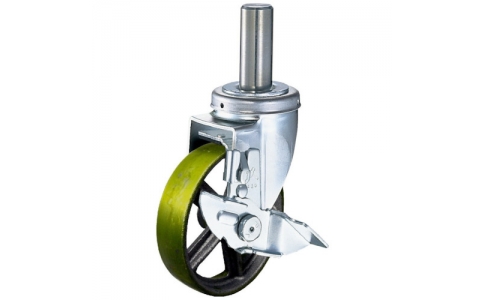 HAMMER CASTER 錘牌 腳輪 413 SKC100-鏈球插入SP付番薯車