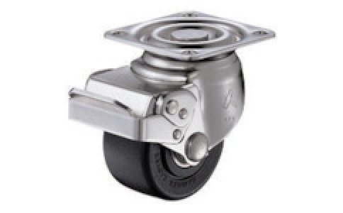 HAMMER CASTER 錘牌 5545S-NRB 75-H0428鏈球全不銹鋼低地板式重負荷自由SP付尼龍B裝75mm