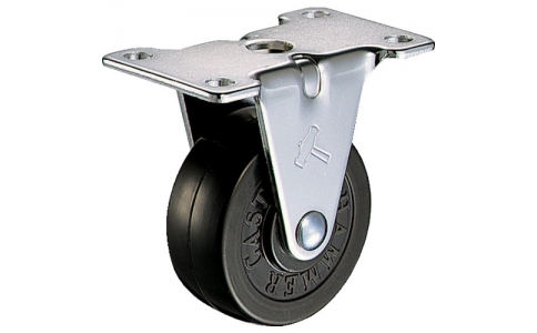 HAMMER CASTER 錘牌 E型固定橡膠車65mm