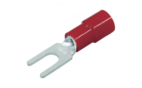 NICHIFU 日富 TE-1.25Y-35-RED-日本絕緣涂覆壓接端子Y型（100個裝）