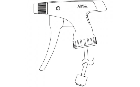 日本FURUPLA 富如拉 196-R全塑料零件手槍主體套裝紅色（#705?#715用）