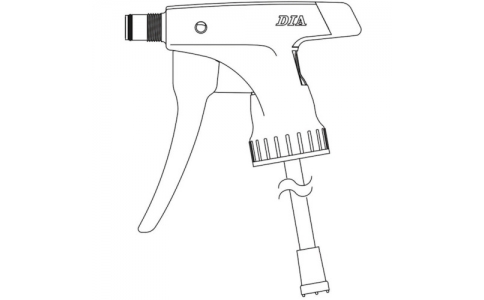 日本FURUPLA 富如拉 91332全塑料零件手槍主體組件燈藍色（#3538#3558用）