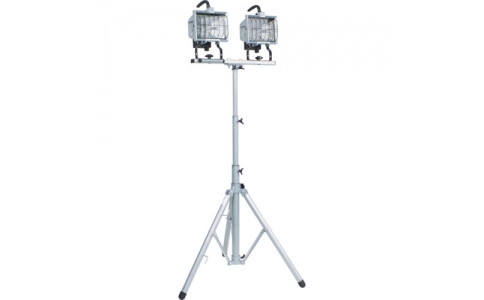 NICHIDO 日動  HS-500LW鹵素投光器鹵化器500V500W鹵素二燈三腳架式