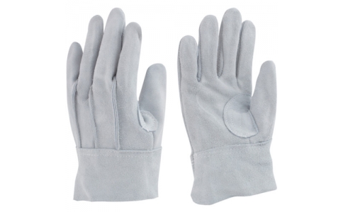 Twaron 東和 108-5P 牛床皮革背縫皮革手（5雙入）