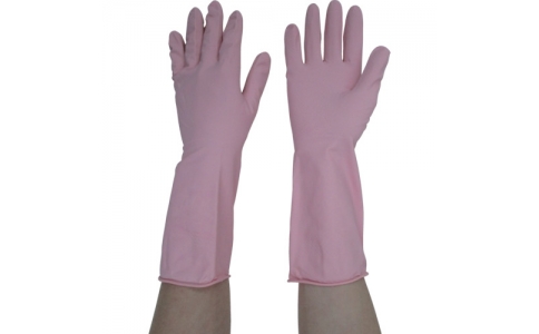 Twaron 東和 228-Stowaron天然橡膠手套中厚手粉色S
