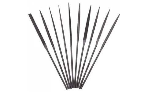 TSUBOSAN 壺三 MA01053T精密銼刀10本組丸#3（比#6更粗暴）