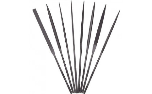 TSUBOSAN 壺三 S03T精密銼刀8本組三角形#3（比#6更粗暴）