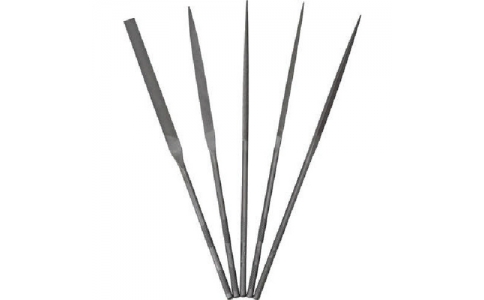 TSUBOSAN 壺三 HA00553T精密銼刀5本組半丸#3（比#6更粗暴）