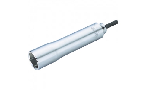 日本超越 TOP EDS-17LH-17LH 電動鉆用插座長型（帶衣架）17mm