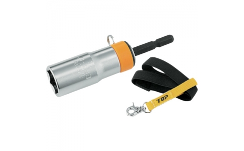 日本超越 TOP ERB-21S 電動鉆頭用防掉落插座（帶背帶）高接球21mm