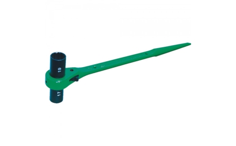 SUPER TOOL RN-1415WL 雙長插口、雙頭棘輪扳手（爪式）六角對邊：14×１５