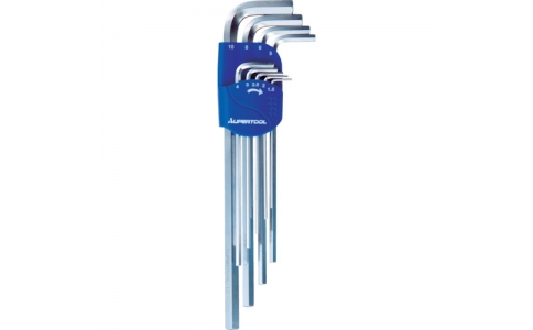 SUPER TOOL HKX9S 額外長六角棒扳手（9本組）1.5～10mm