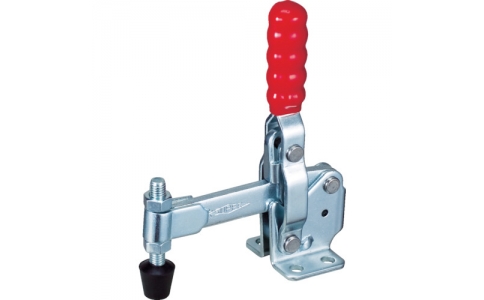 SUPER TOOL TEV350F 下方按壓型拱形夾頭垂直方向盤式全長143mm緊固力2.27kN