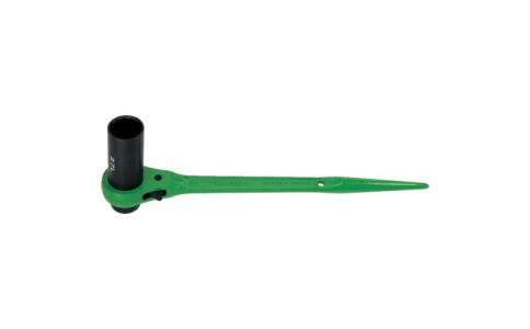 SUPER TOOL RN-22127L 片長插口、雙頭棘輪扳手（爪式）六角對邊：21×２７