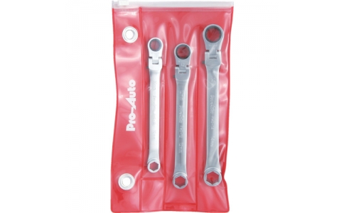 PRO-AUTO 末影工具 FMG-3SP  3本組柔性眼鏡齒輪扳手組