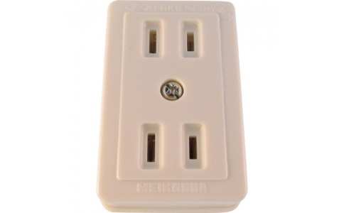 Meikosha 明工社 MR2741W-明工雙插座（白）