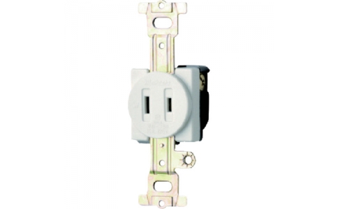 Meikosha 明工社 MU2847W-明工埋入插座2P白