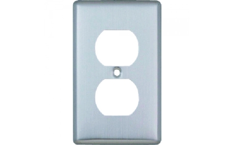 Meikosha 明工社 MF6705-明工連用不銹鋼板埋入雙插座用