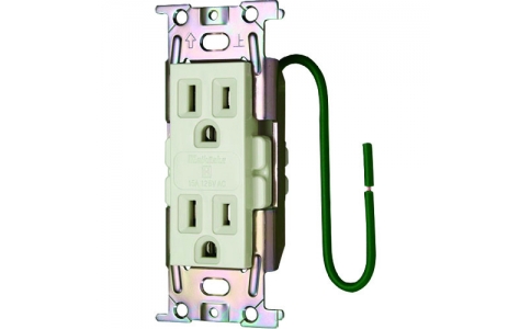 Meikosha 明工社 ML1282T3W-明工ML醫用接地埋入darbu插座C型白