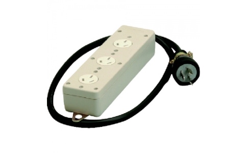 Meikosha 明工社 MR2935-明工3個插座3P代碼1m