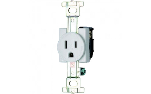 Meikosha 明工社 ME2816W-明工埋入插座接地2P白