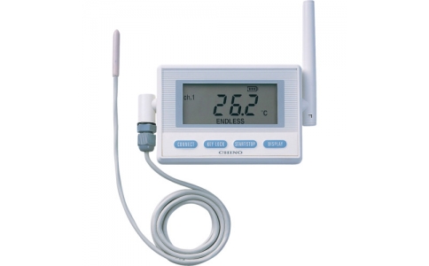 日本千野 CHINO  MD8001-100-具有監(jiān)視功能的無(wú)線記錄器發(fā)送機(jī)熱敏電阻外置模型讀取1M