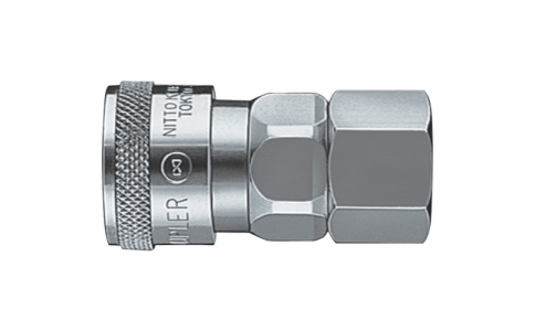 NITTO-KOHKI 日東工器 40SF高強度鋼材制丁腈橡膠NBR（SG）（螺絲安裝用插座）對方R1-2耐壓力2.0Mpa