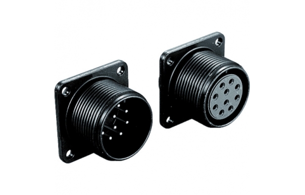 JAE 日本航空電子工業 NMS3102A36-5P 丸型MS連接器面板安裝插座外殼36排列符號36-5