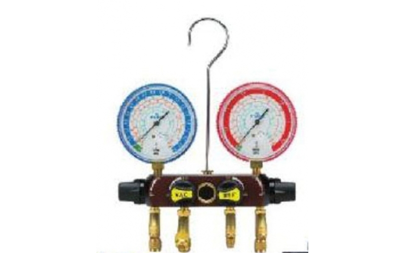 走空運 A-Gas FUSO 扶桑  歧管 FS-708C-2  4個端口設計