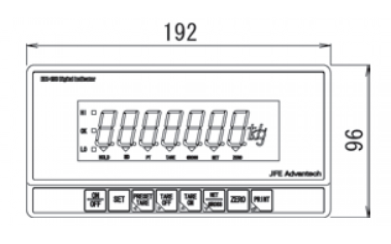 日本走空運 JFE 川鐵 數字指示器  KDI-155  負載單元