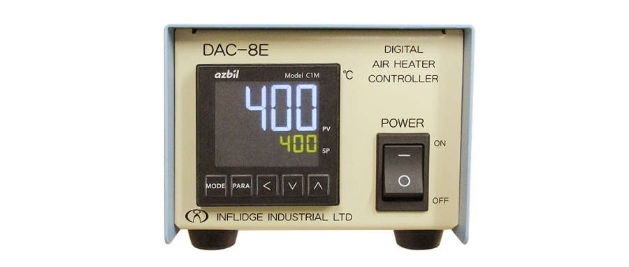 日本 INFLIDGE 英富麗 數字溫度調節器  DAC-8E  穩定的熱風溫度